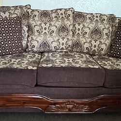 2 Brown Couches