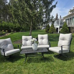 Outdoor Swivel Patio Set