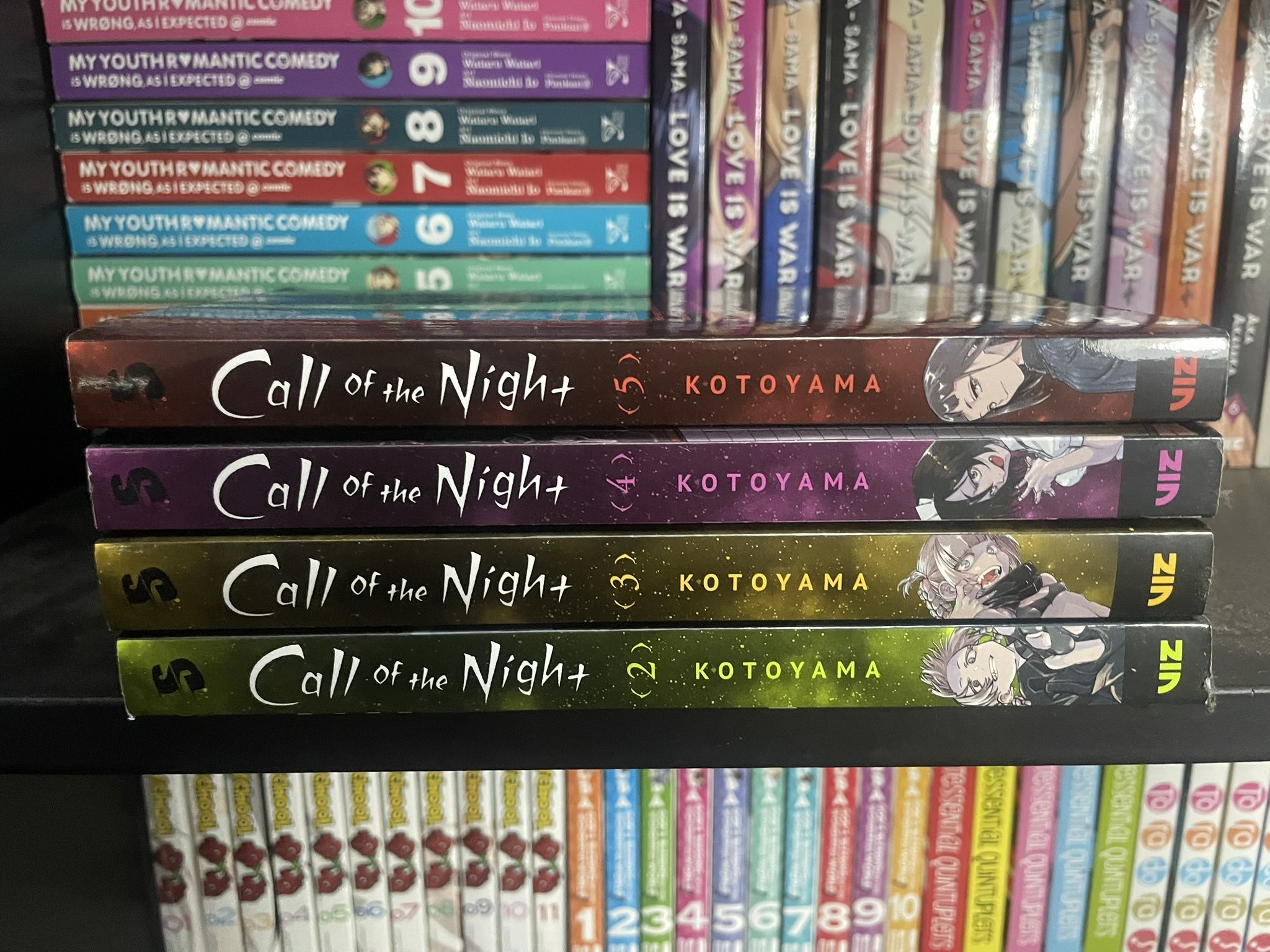 Call of the Night Manga vol 2-5