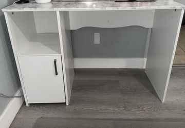 White desk