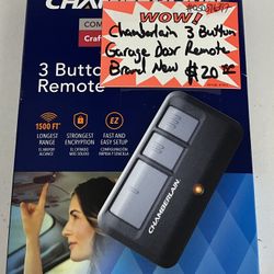 Chamberlain 3 Button Garage Door Remote Brand New 