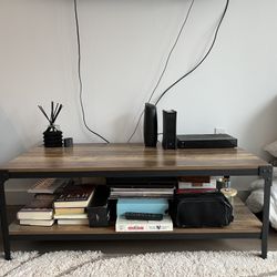 COFFEE TABLE WITH SHELF (BEST OFFER)