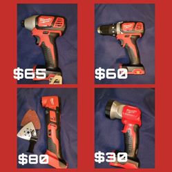 Milwaukee M18  Drill Impact MultTool Flashlight