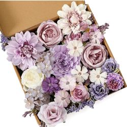 Purple Artificial Flowers