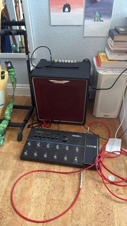 Ashdown AAA-60 Amp And Firehawk FX Digital Pedalboard