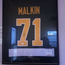 Autographed Malkin Jersey