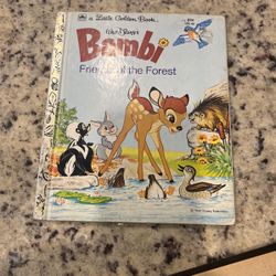 Bambi vintage a little golden book