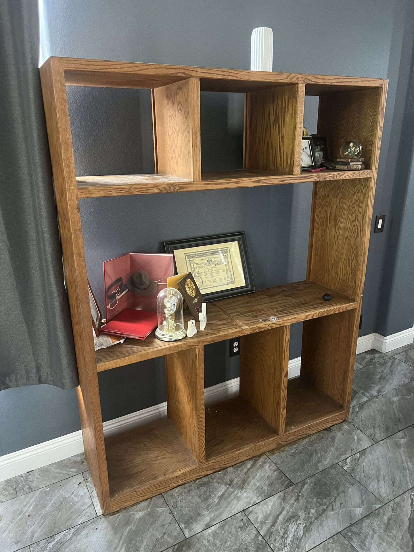 Oak Book Shelf