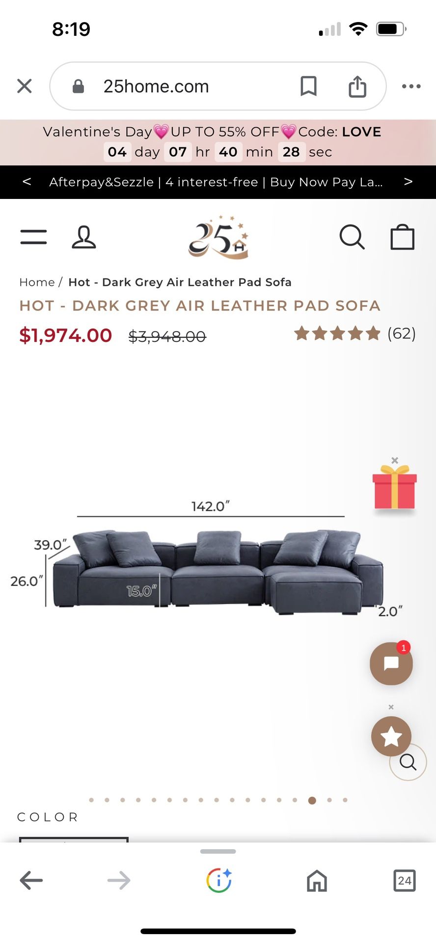 Long Sofa, Greensboro 