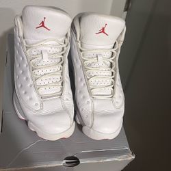 Air Jordan 13 Retro White/red-wolf Grey