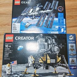 LEGO Rare sets Creator Expert and Ideas Apollo Lunar lander and Space station