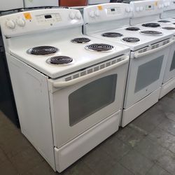 Electric Stoves Coils White And Silver
