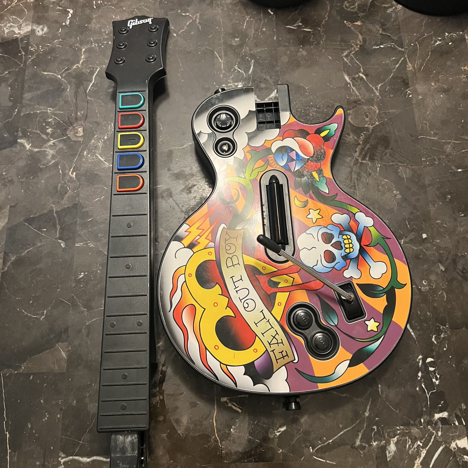 Guitar Hero Gibson Fall Out Boy PS3 Red Octane Guitar