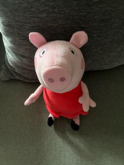 Hasbro Peppa Pig Plush in Pink and Red