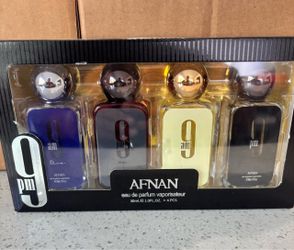 Afnan 9AM & 9PM Miniature EDP Gift Set 4-Piece