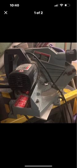 Miter saw + radio