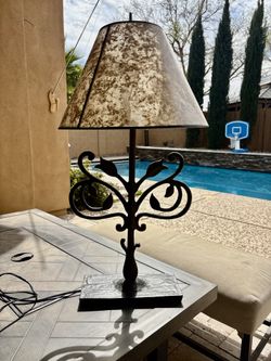 Pottery Barn Bronze Lamp
