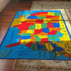 Carpet For learning America for kids 
