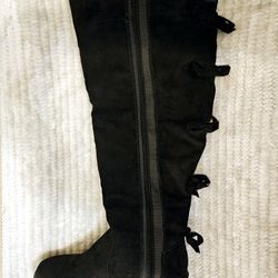 Lane Bryant Faux Suede Boots Size 8w