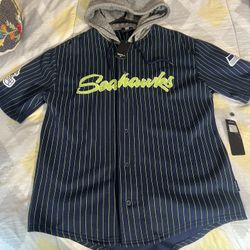 NFL Seattle Seahawks Jersey Hooded Knit 