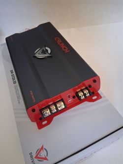 CRUNCH 3725 WATTS MONOBLOCK 1 OHM STABLE BUILT IN CROSSOVER WITH BASS CONTROL CAR AMPLIFIER
