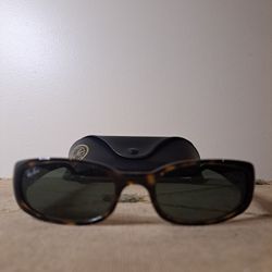 RAY BAN RB2129 902 SLEEK TORTOISE SIDESTREET G15 UV NARROW FUGITIVES SUNGLASSES
