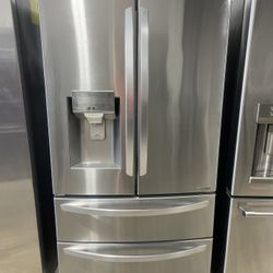 Refrigerator LG ThinQ 4 doors 36” inches wide stainless steel nevera heladera Frio 