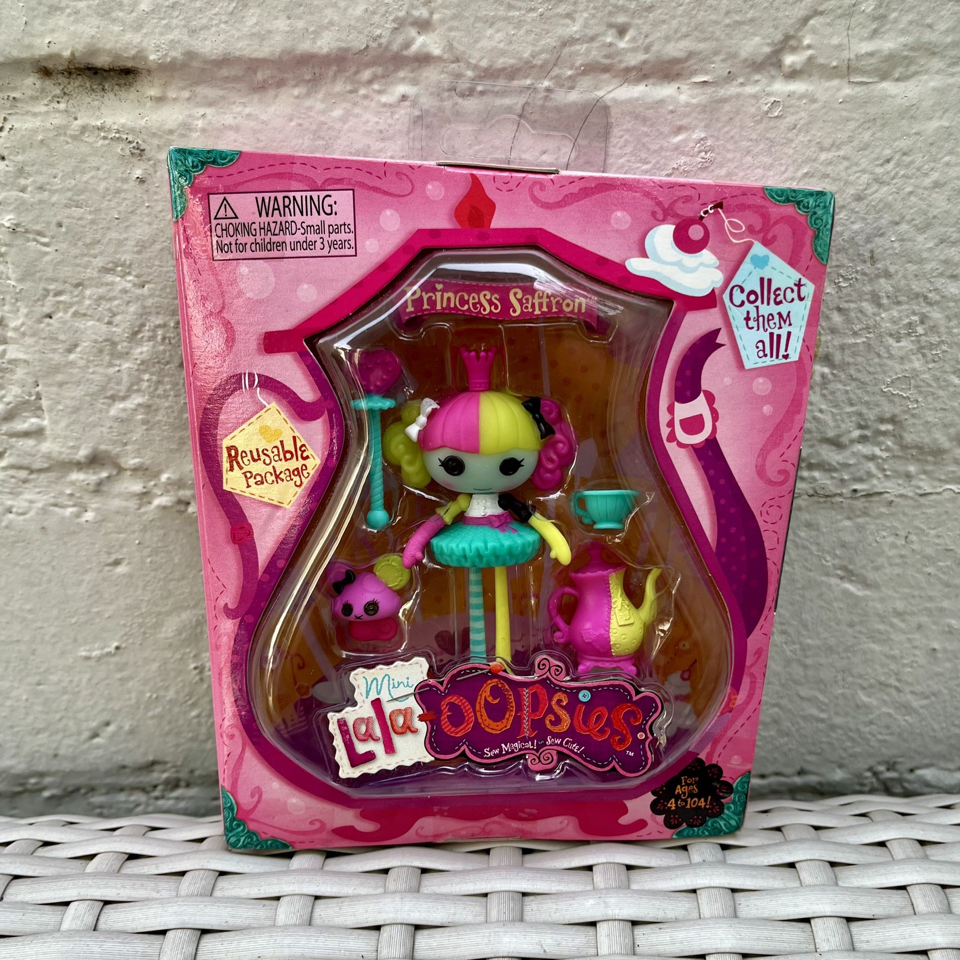 Mini Lalaloopsy Lala-oopsies Princess Saffron Doll - MIB