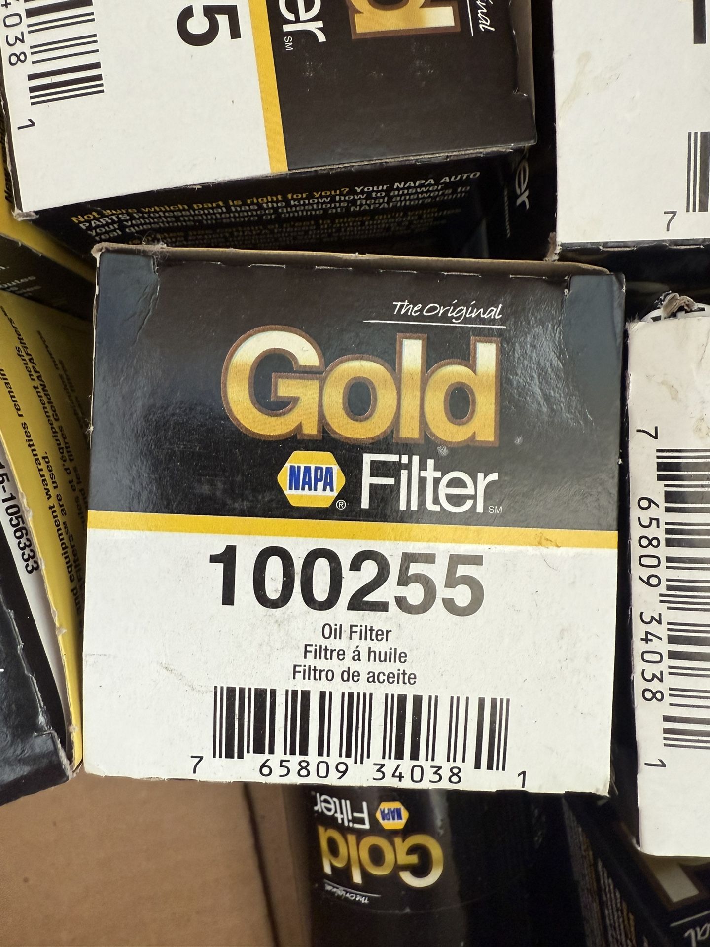 Gold oil filters