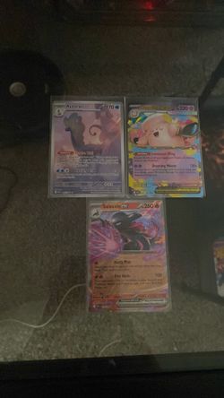 Pokemon bundle of 3 cards