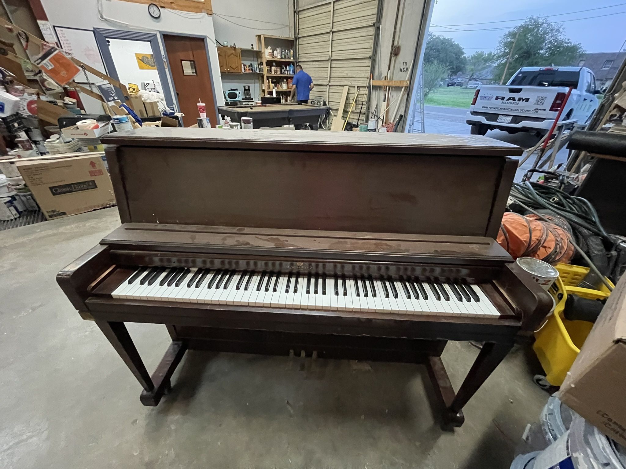 Big Wooden Stage Piano