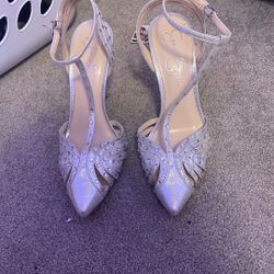 Jessica Simpson Designer Wedding Heels 9 1/2