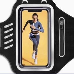 Buloge Running Phone Holder With Sweatproof Lycea Material, Phone Arm Bands for iPhone 12 Mini Pro Max 11 X Galaxy S21 Ultra S21+ Note20 Up to 7'' , A