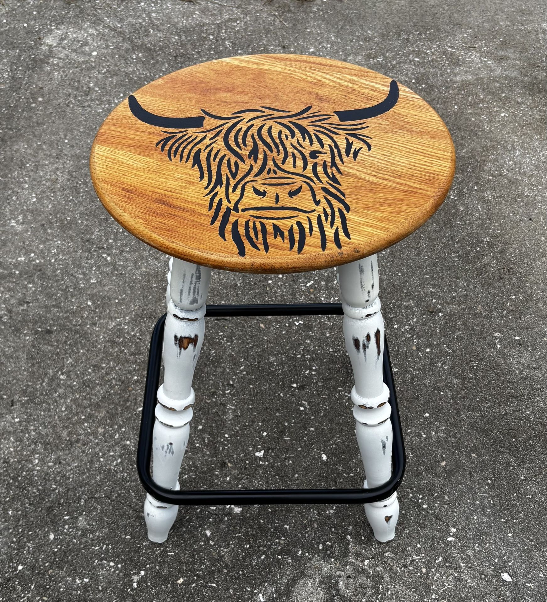 Highland Cow Stool