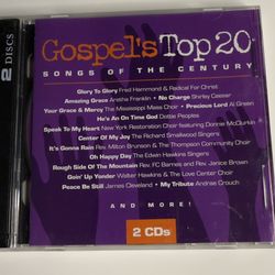 Gospel’s Top 20 Songs of the Century 2 CD Set 2001 Various Artists New Haven 