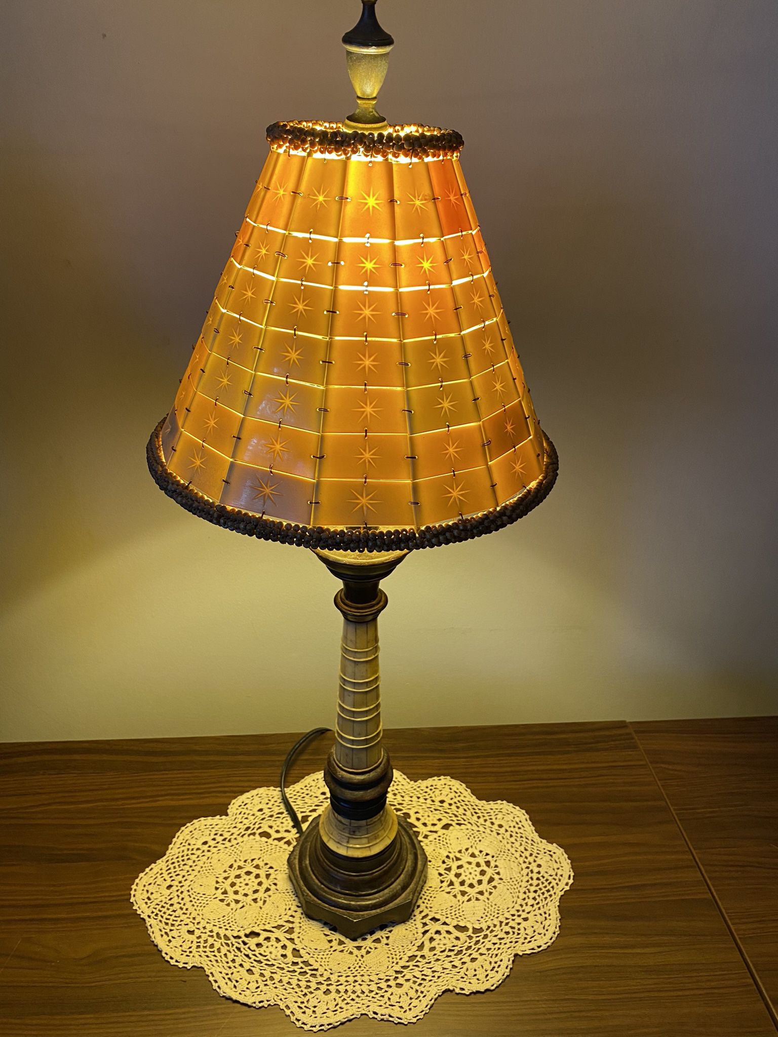  Sea Shell Lamp, Beautiful Vintage Piece, Antique Rare, 