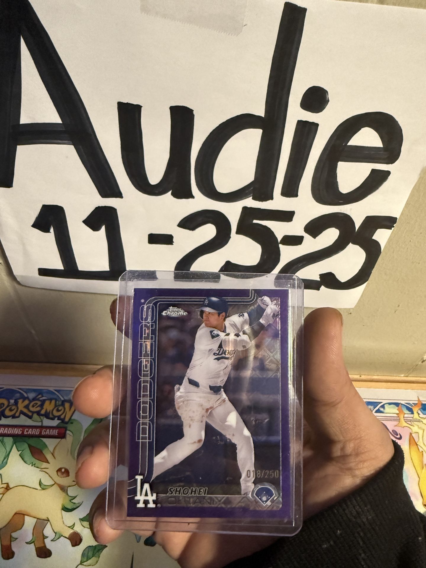 2025 Topps Chrome Logo Refractor Ohtani Purple /250