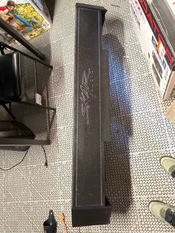 Skar Sealed armor coated dual 10" subwoofer box with 2 10" American Bass HAWK SLIM subs installed