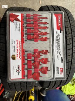 Diablo Paddle Bit Set With Storage Binder 