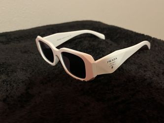 White PRADA Milano Sunglasses