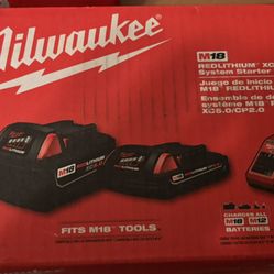 Milwaukee M18 5.0ah/2.0ah Starter Kit W/multivolt Charger