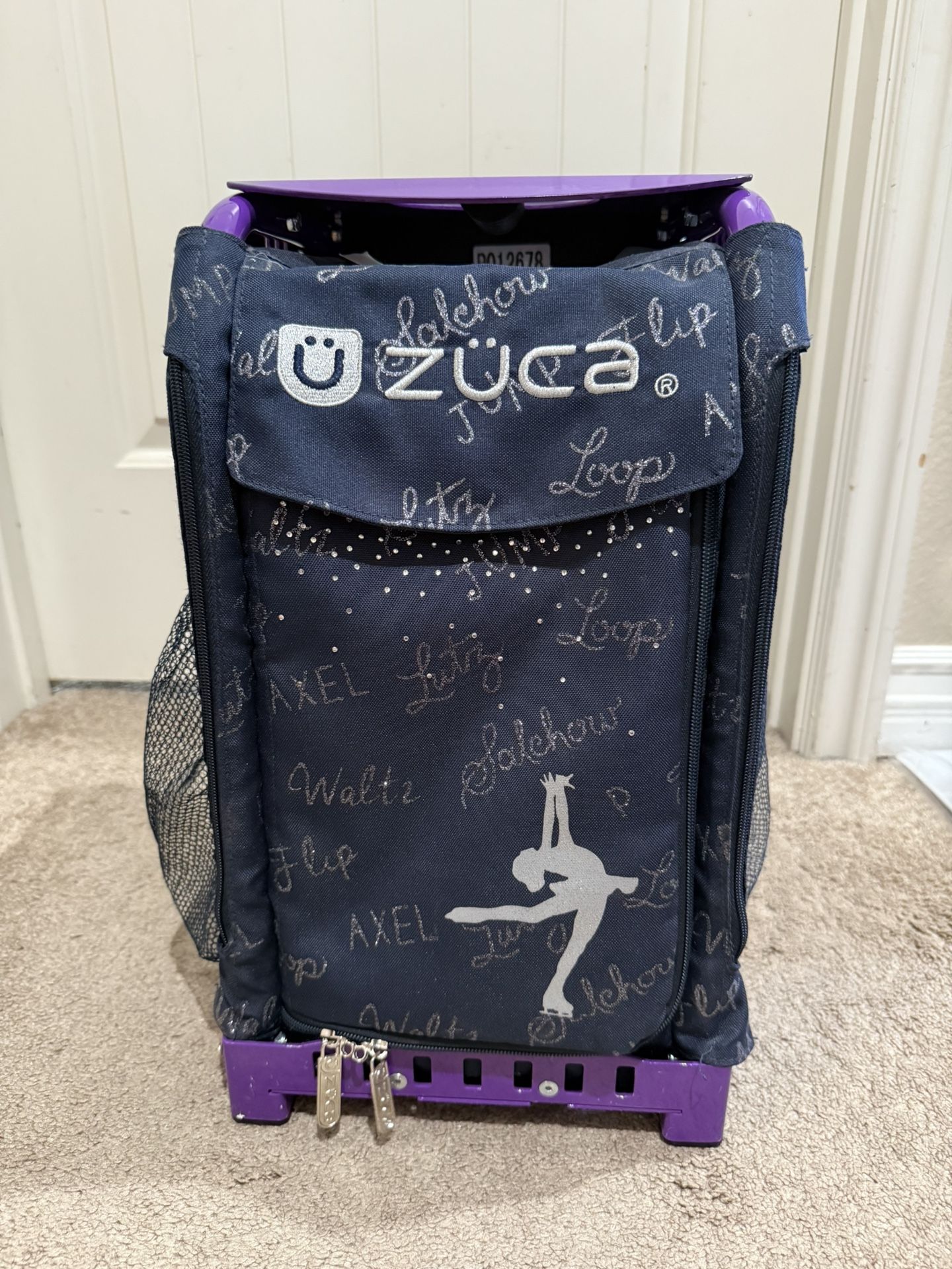 Zuca Ice Queen Figure Skating Wheel Bag - $100