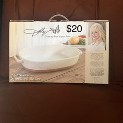 2.4gt Stoneware Speckled Baker by Dolly Parton