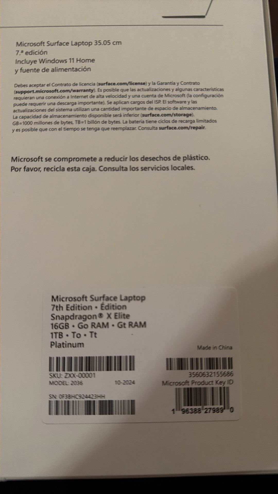 Microsoft Surface Laptop