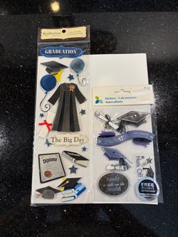 Recollections Graduation Dimensional Stickers - 24 Pieces
