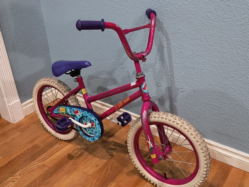 16" Disney Little Mermaid Girls BMX Bike 
