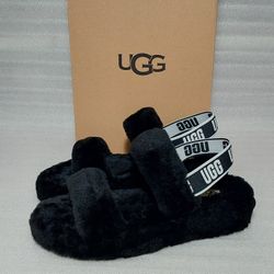 UGG sandals slippers slides. Black. Size 11 women's shoes. New in box