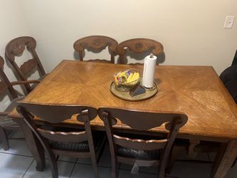 Table And China Hutch 