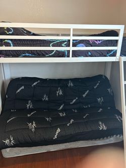 Bunk bed with futon