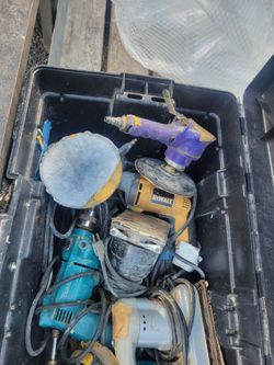 Lot of Used Power Tools – DeWalt, Makita & More